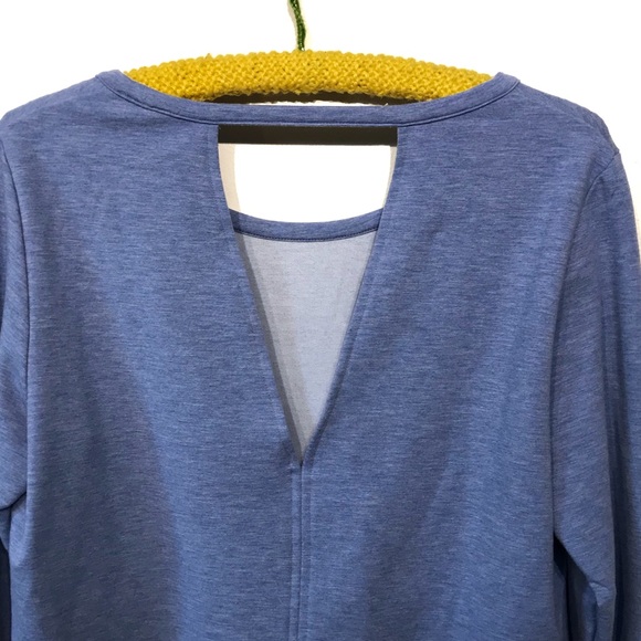 Adidas light blue sweatshirt yoga fitness medium - Picture 4 of 7